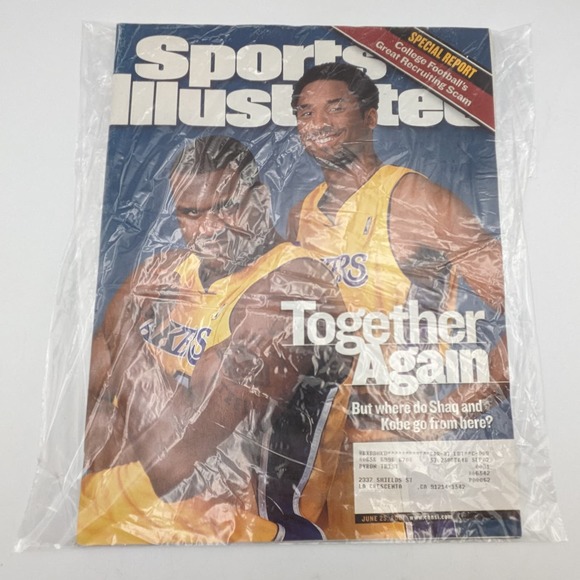 Sports Illustrated Other - Vtg Sports Illustrated June 25 2001 Kobe Bryant Shaq O'neil LA Lakers Basketball